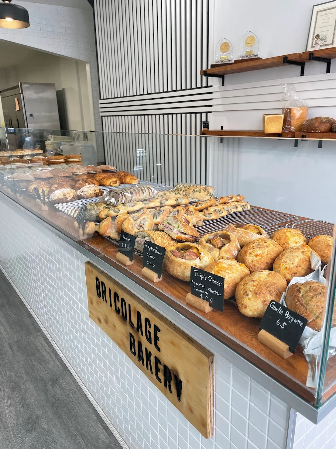 Fresh pastries at a Toronto bakery counter